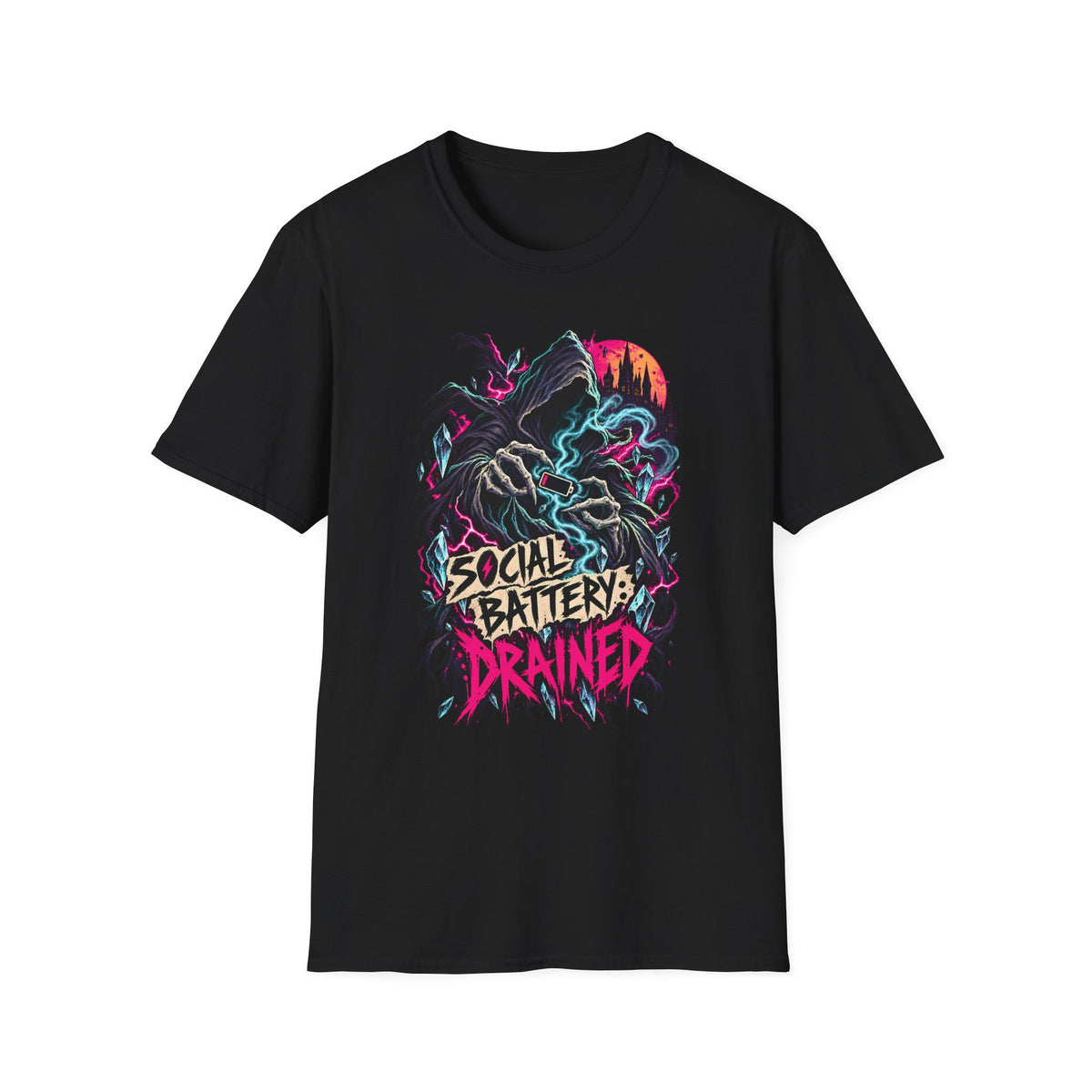 Socially Drained | Dementor | Harry Potter Graphic Tee