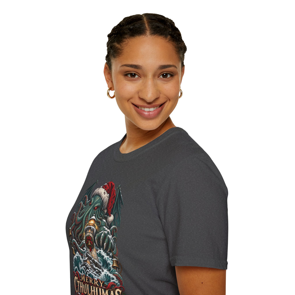 Merry Cthulhumas | Cthulhu Christmas T-Shirt