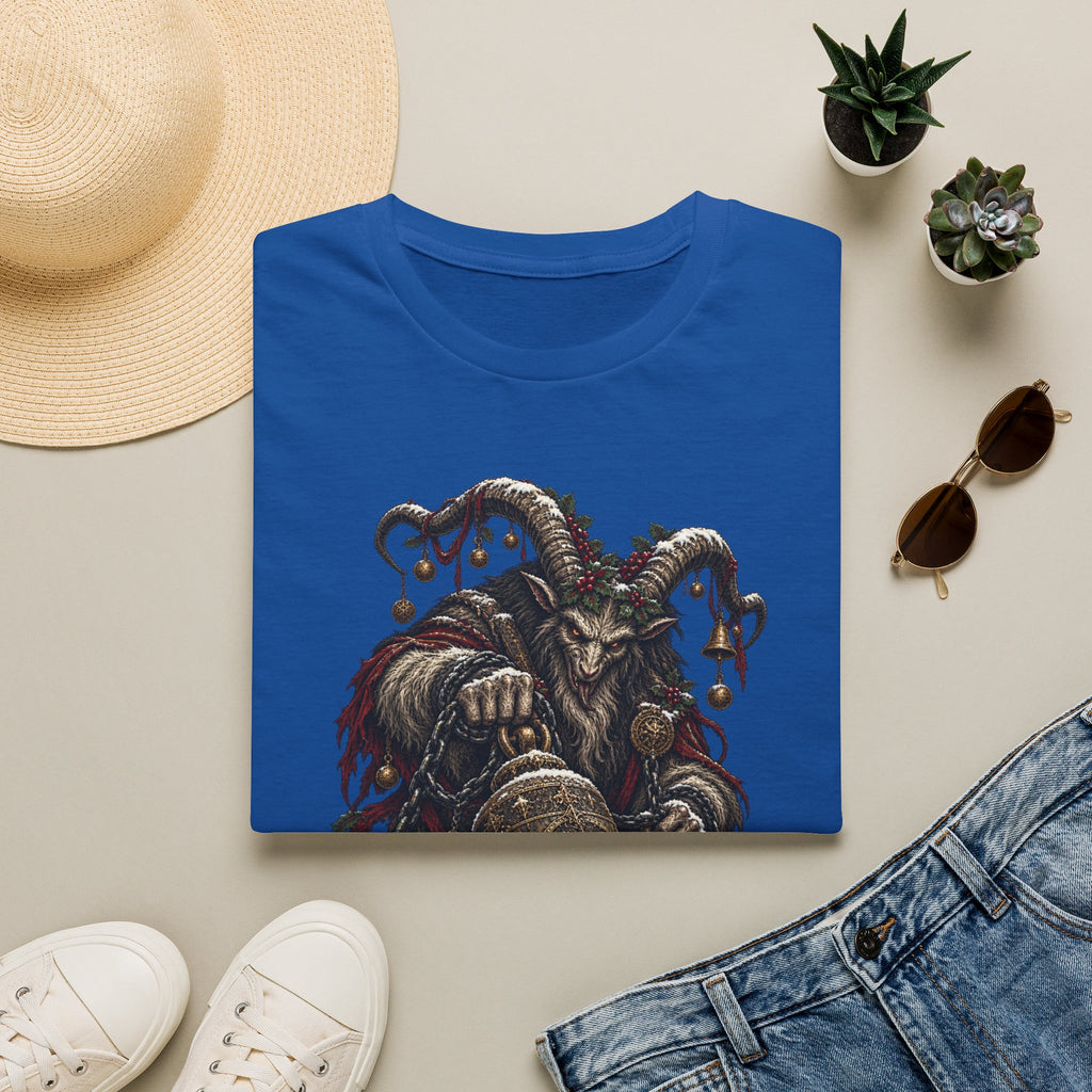 Krampus with Bell | Dark Christmas Demon T-Shirt