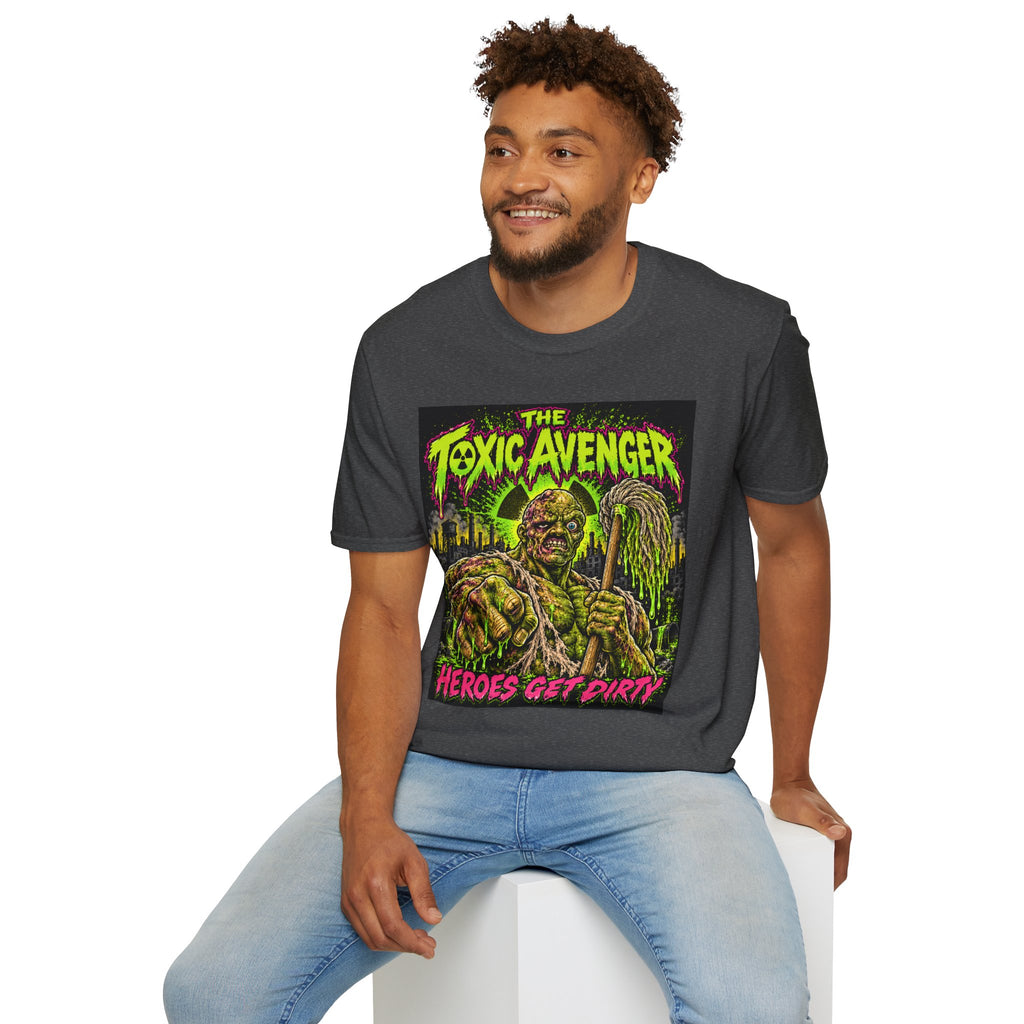 T-Shirt — The Toxic Avenger Graphic Tee (“Heroes Get Dirty”)
