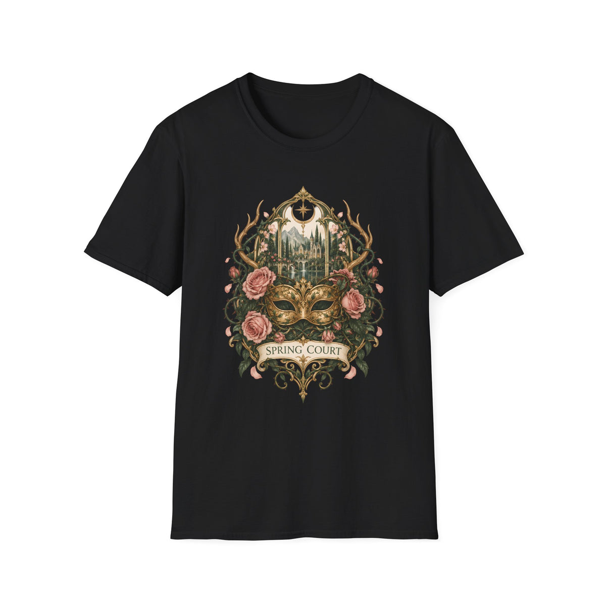 Spring Court | ACOTAR Book Floral Masquerade T-Shirt