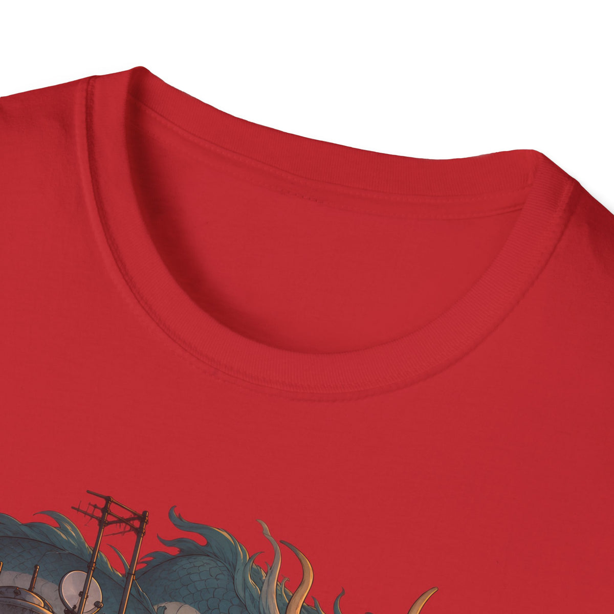 Serpent Cityscape | Urban Japanese Dragon T-Shirt