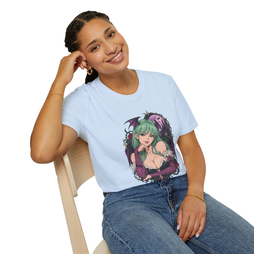 Morrigan | Sexy Pin Up Girl | Succubus Anime T-Shirt