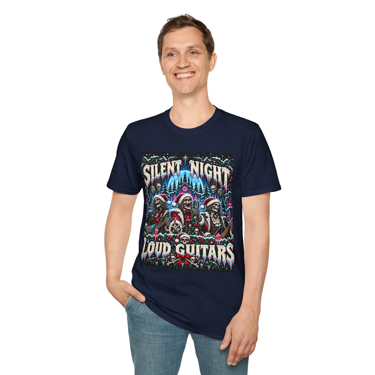 Silent Night Loud Guitars T-Shirt
