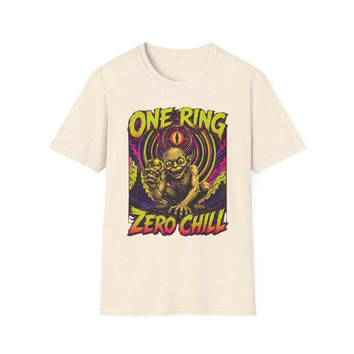 One Ring Zero Chill T-Shirt — Gollum Fantasy Horror Graphic Tee