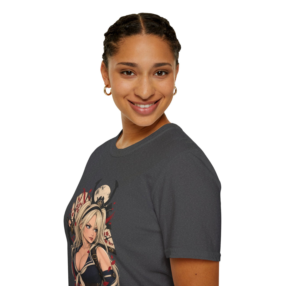 Babydoll | Samurai Anime Sexy Pin Up Girl Graphic T-Shirt