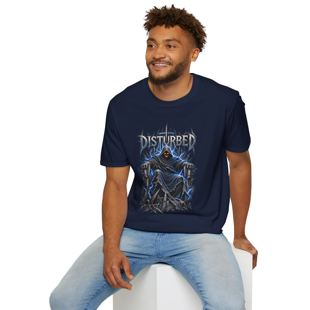 Disturbed | Storm Throne | The Guy | Grim Reaper Band T-Shirt