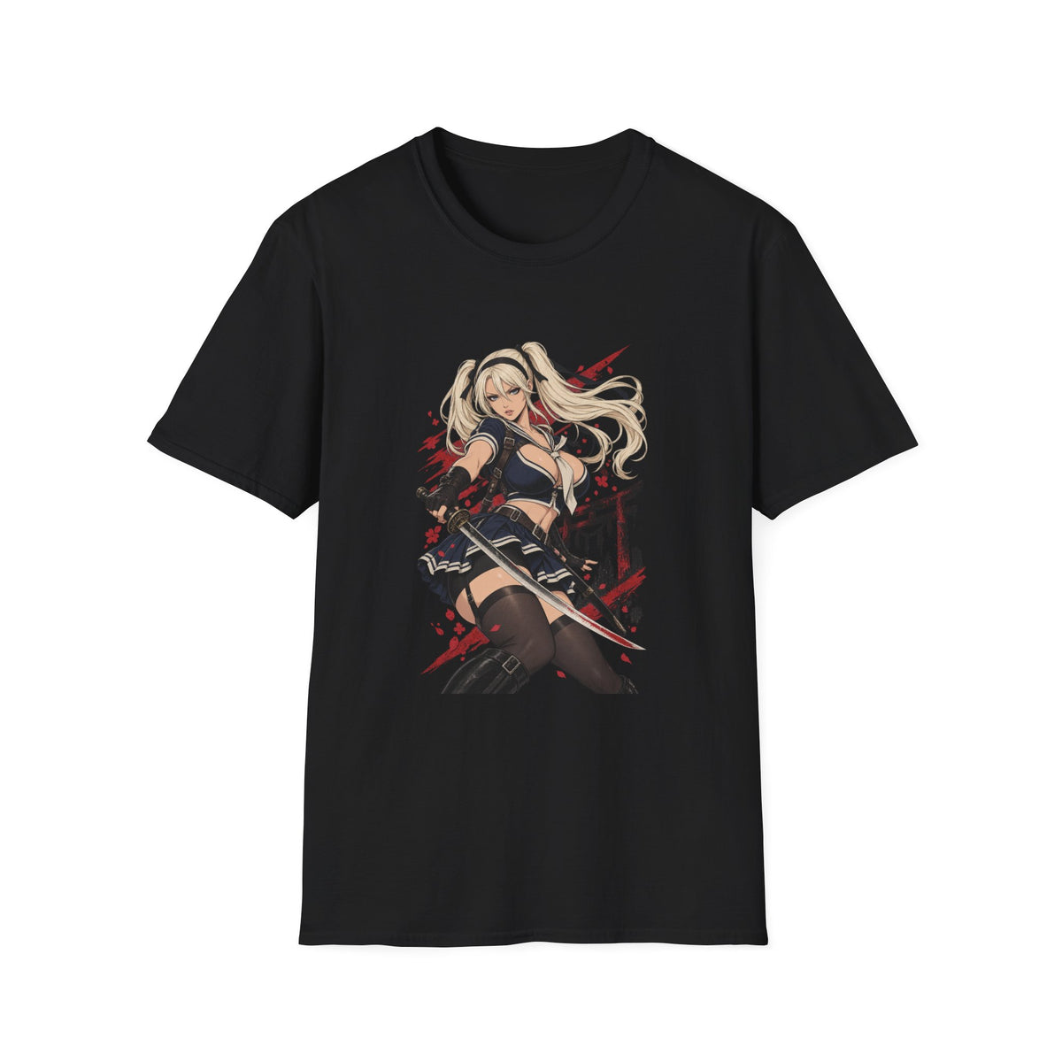 Babydoll | Sexy Sucker Punch Anime Ninja Samurai Pin Up Girl Graphic T-Shirt