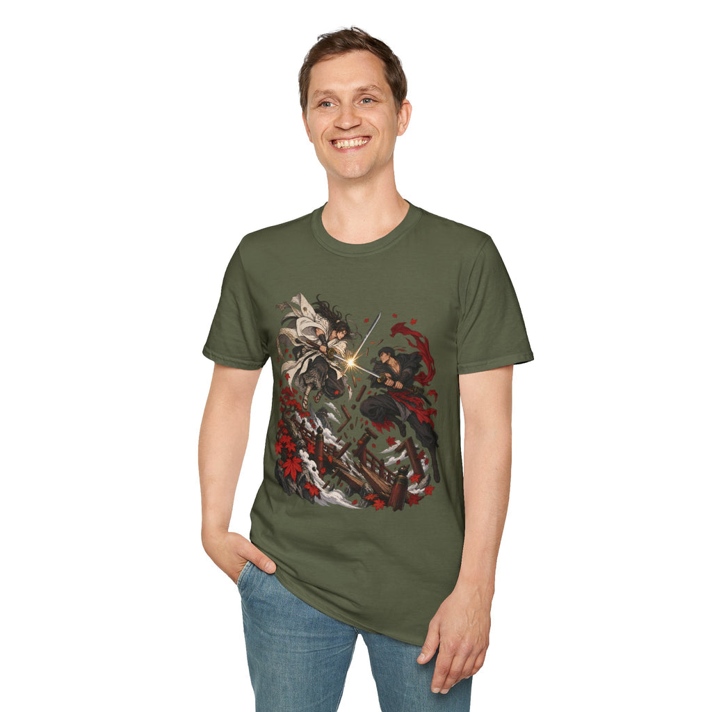 Battle of Broken Bridges | Anime Japanese Samurai Battle T-Shirt