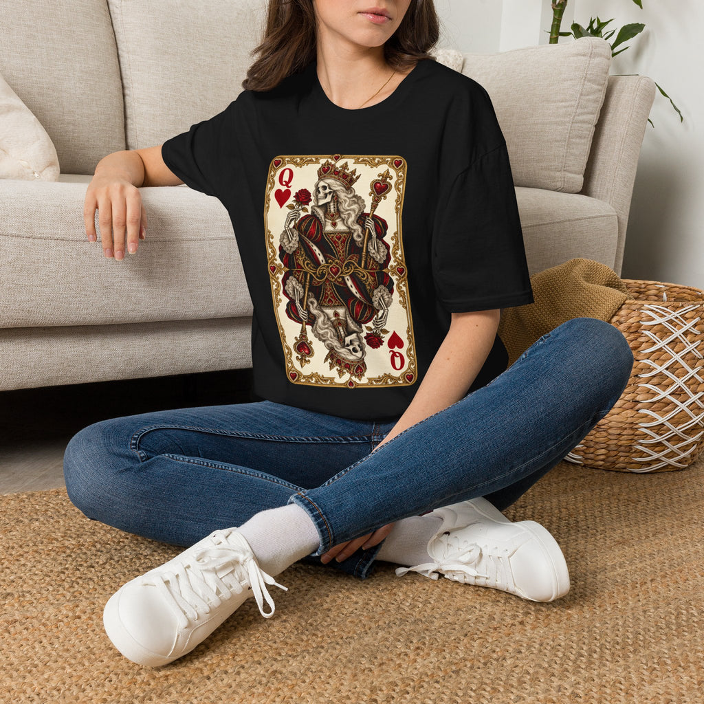 Queen of Hearts | Vintage | Playing Card | Tee
