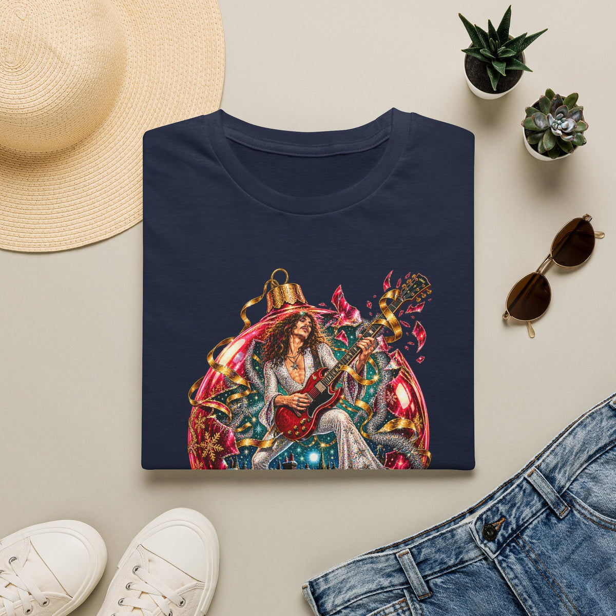 The Darkness | Christmas Glam Rock Band T-Shirt
