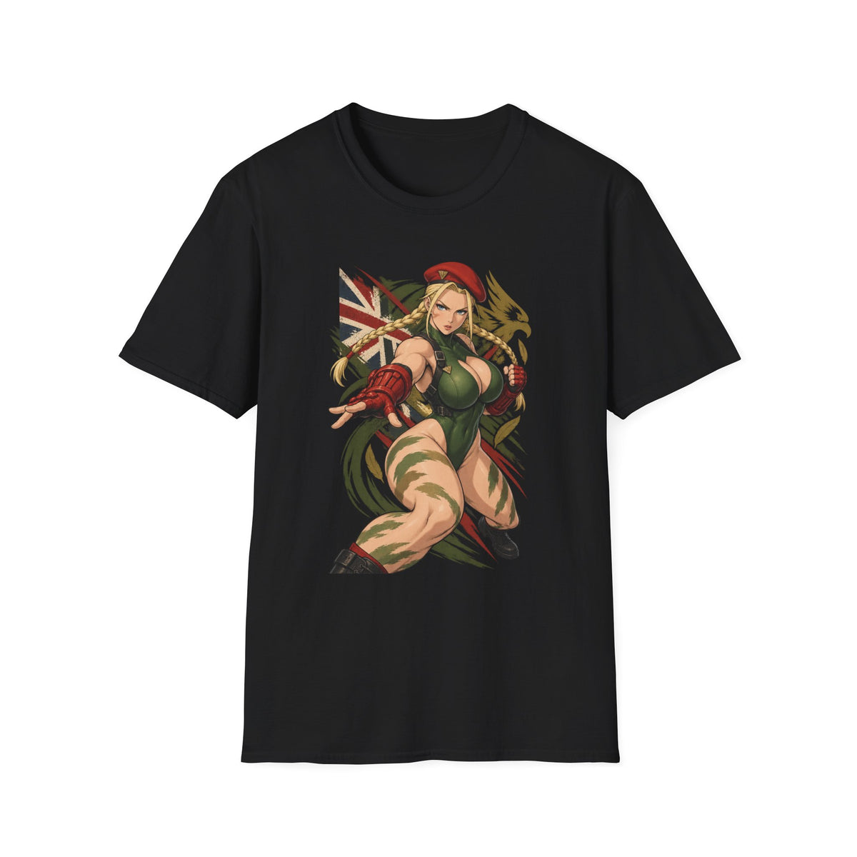 Street Fighter Cammy | Sexy Pin Up Style Graphic Cammy Shirt