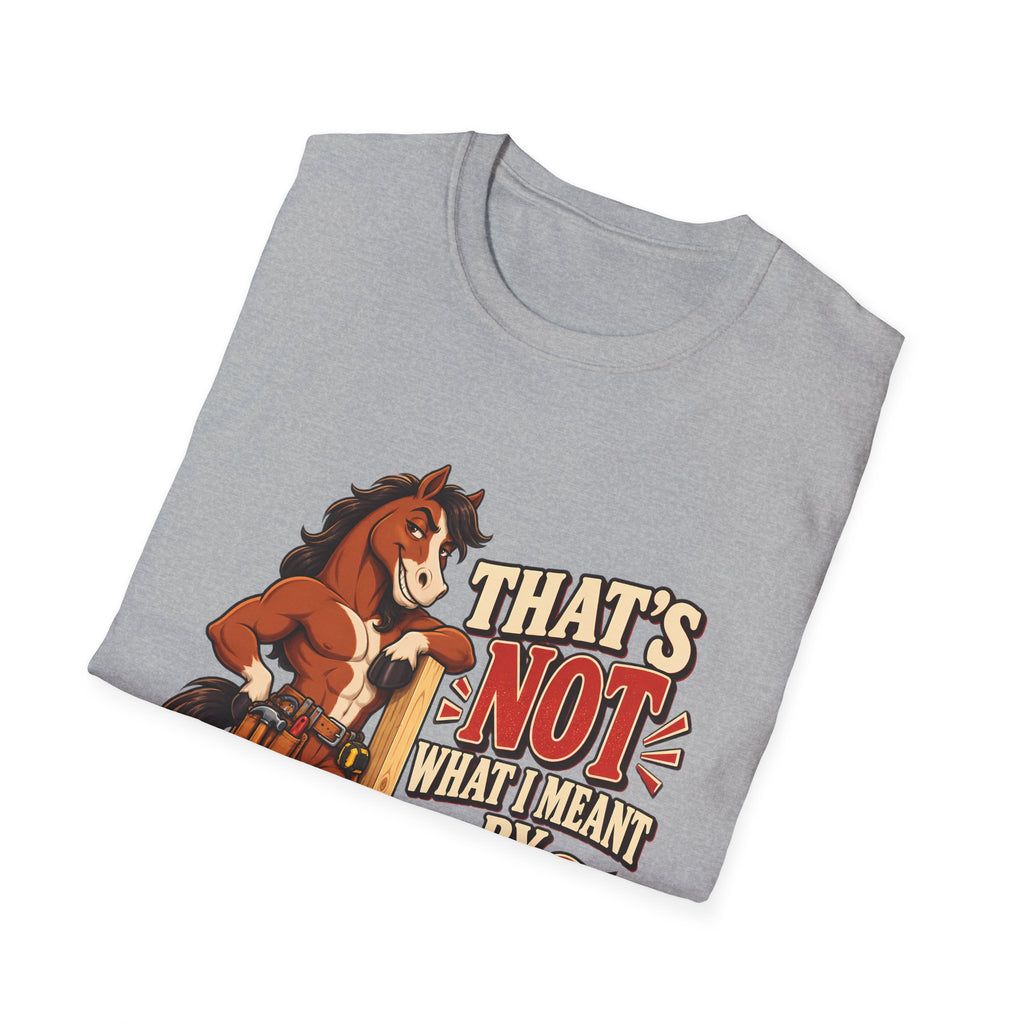The Wrong Kind of Stud | Funny Horse Graphic T-Shirt