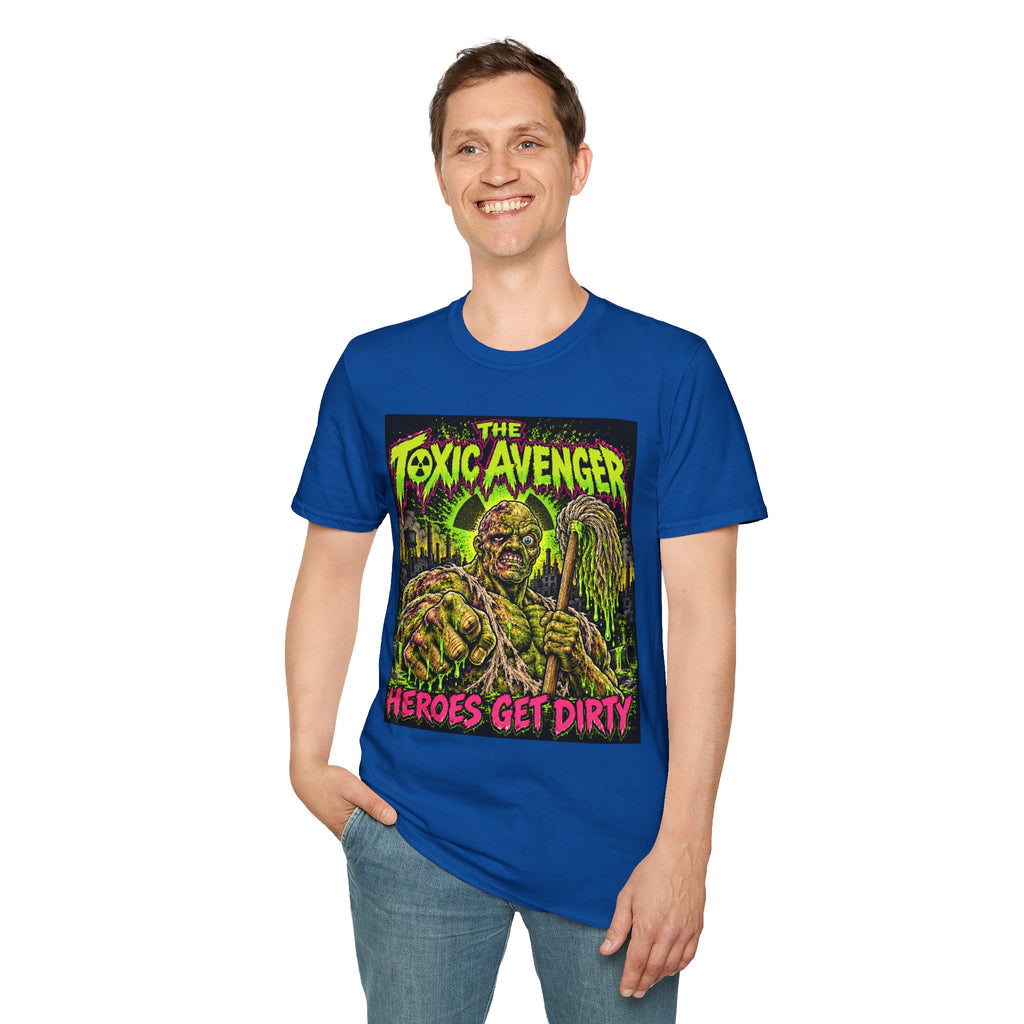 T-Shirt — The Toxic Avenger Graphic Tee (“Heroes Get Dirty”)