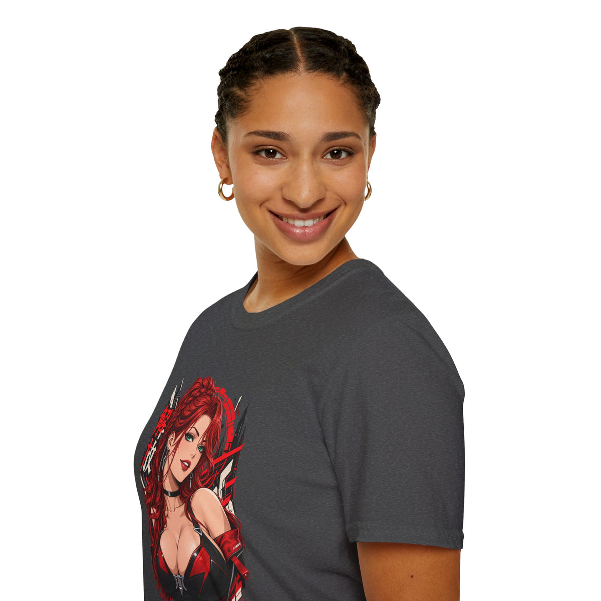 Red Widow | Sexy Anime Pin Up Girl | Waifu T-Shirt