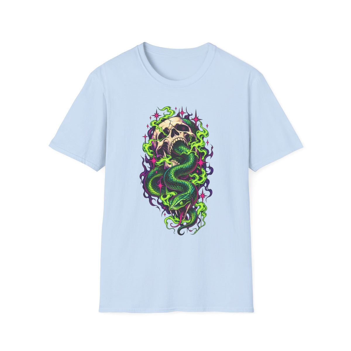 Dark Mark | Skull & Neon Snake Harry Potter T-Shirt