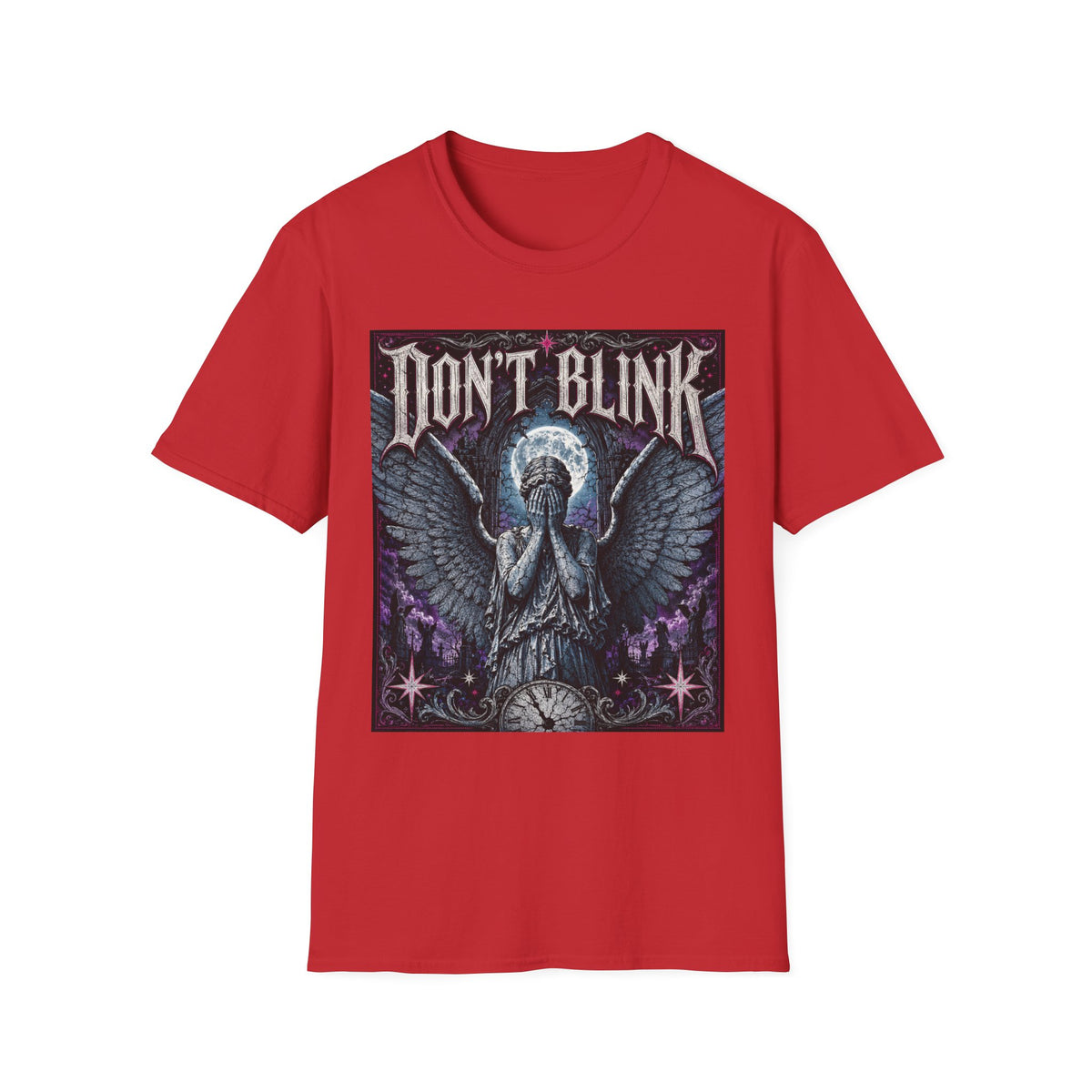Don't Blink T-Shirt — Gothic Weeping Angel Graphic Tee