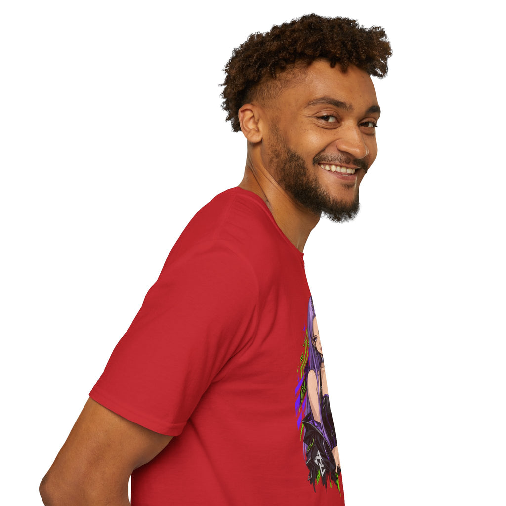 Violet | Anime Cyber Sexy Pin Up Girl T-Shirt