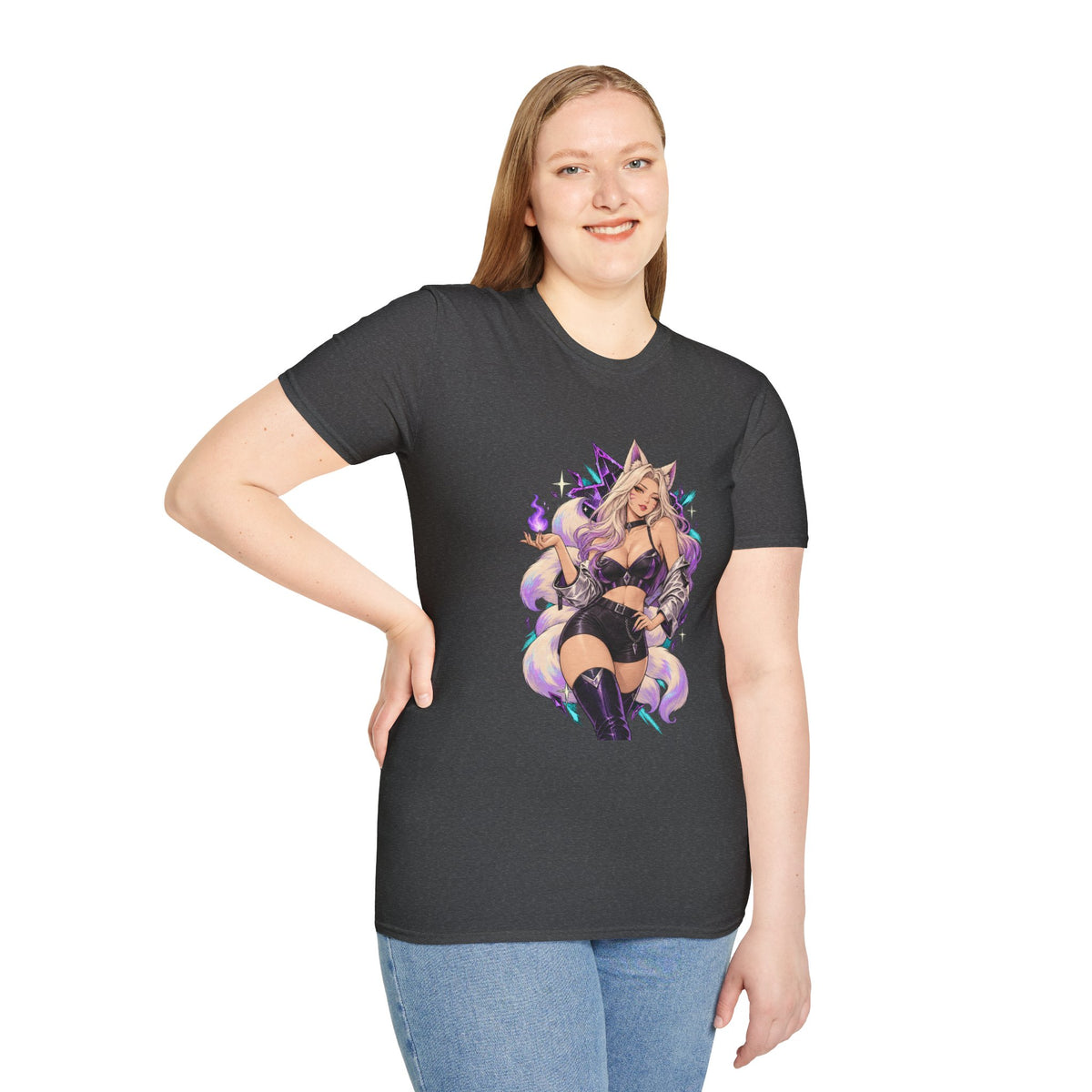 Ahri | League of Legends | Anime Fox Pin Up Girl T-Shirt