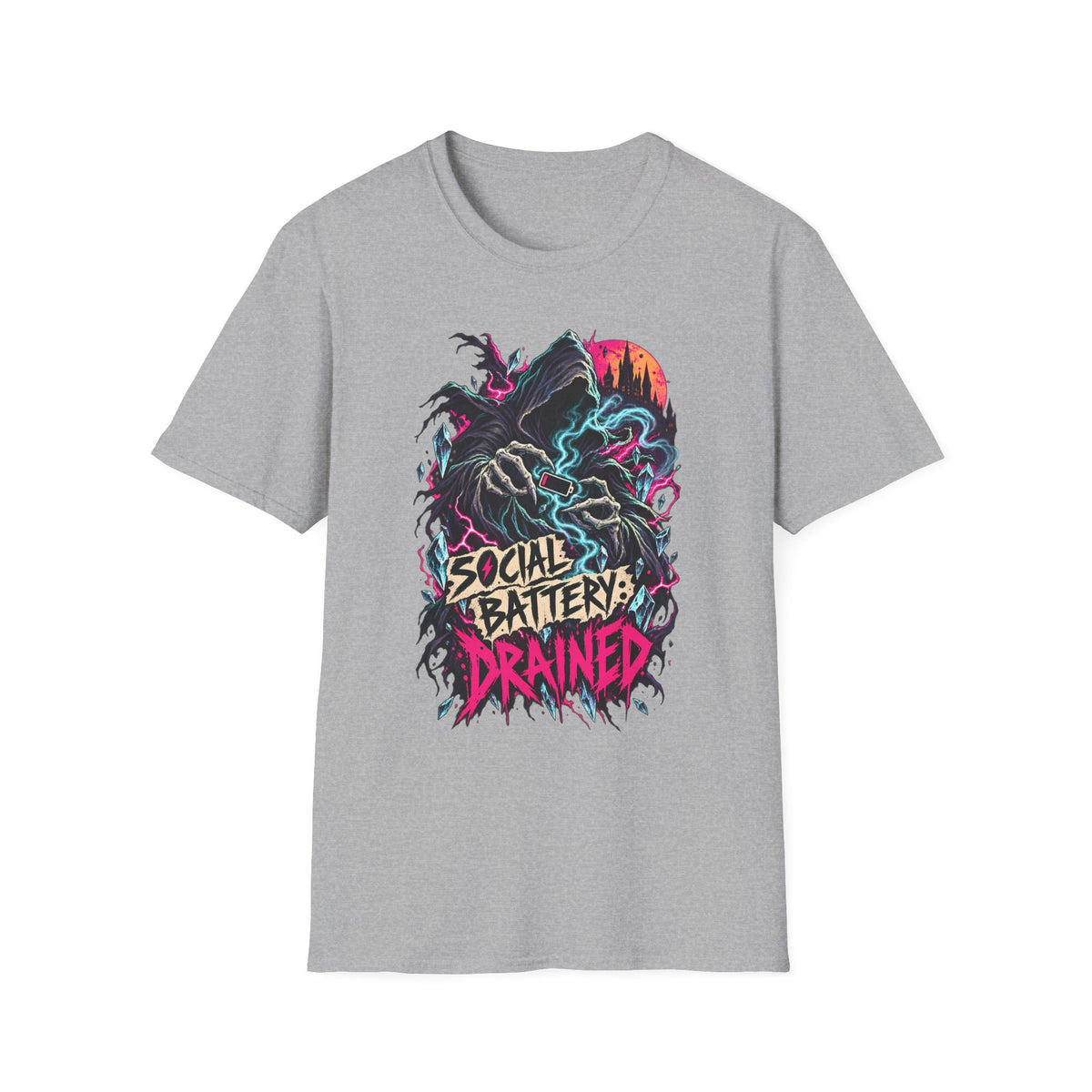 Socially Drained | Dementor | Harry Potter Graphic Tee