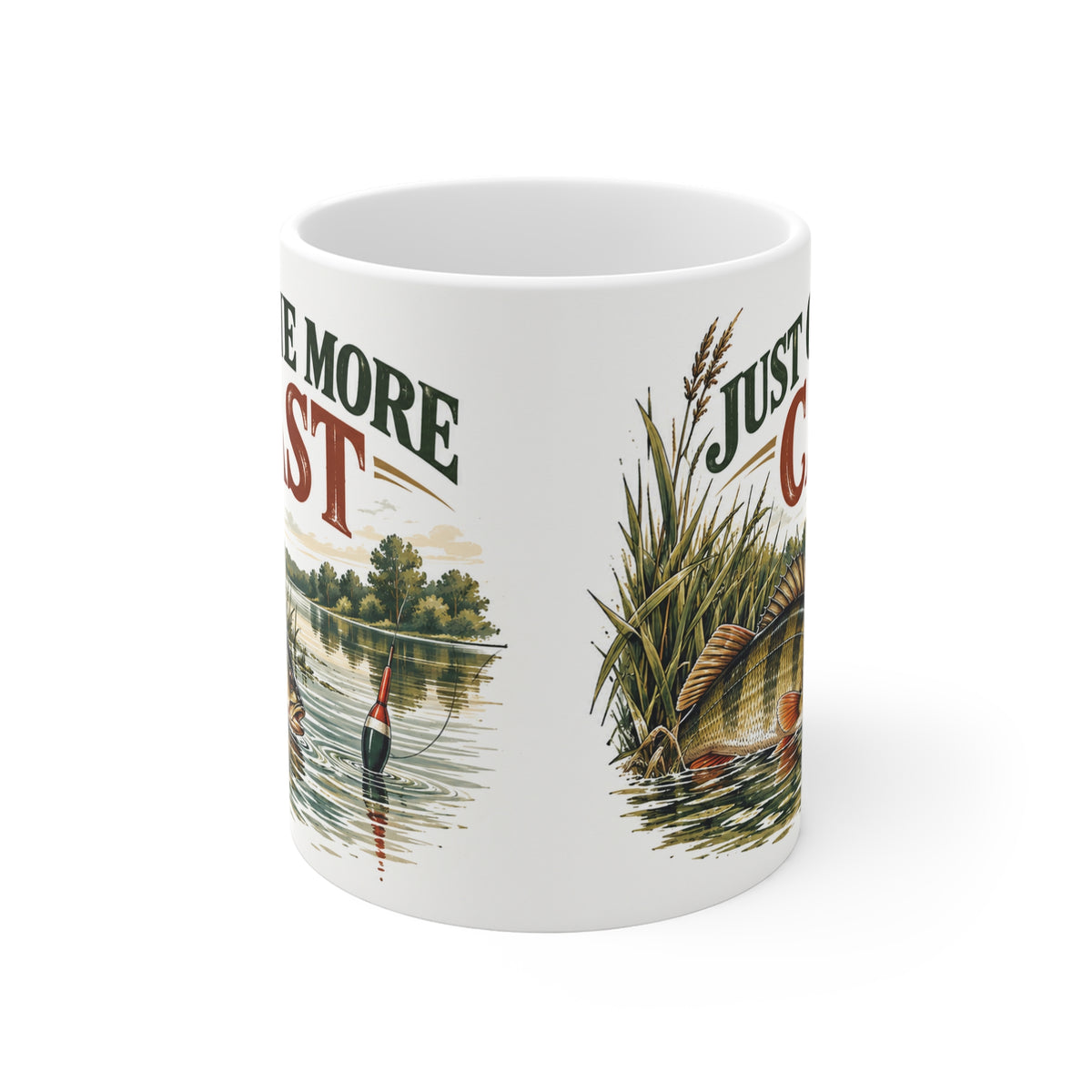 Just One More Cast | Funny Fishing Coffee Gift (11oz)