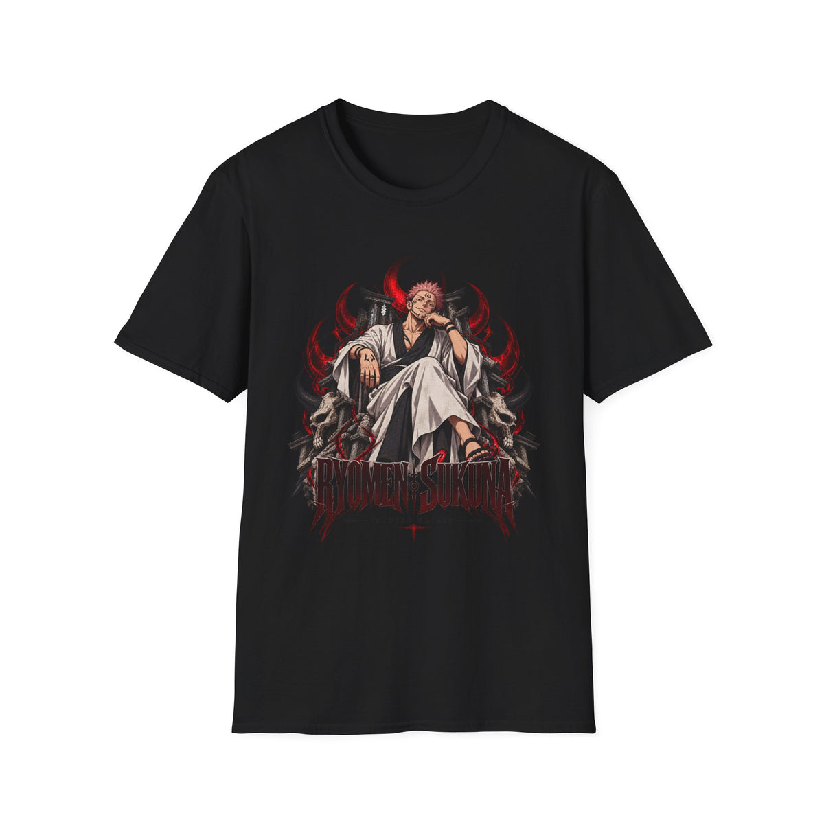 Jujutsu Kaisen | Ryomen Sukuna | Crimson Throne | Graphic Tee