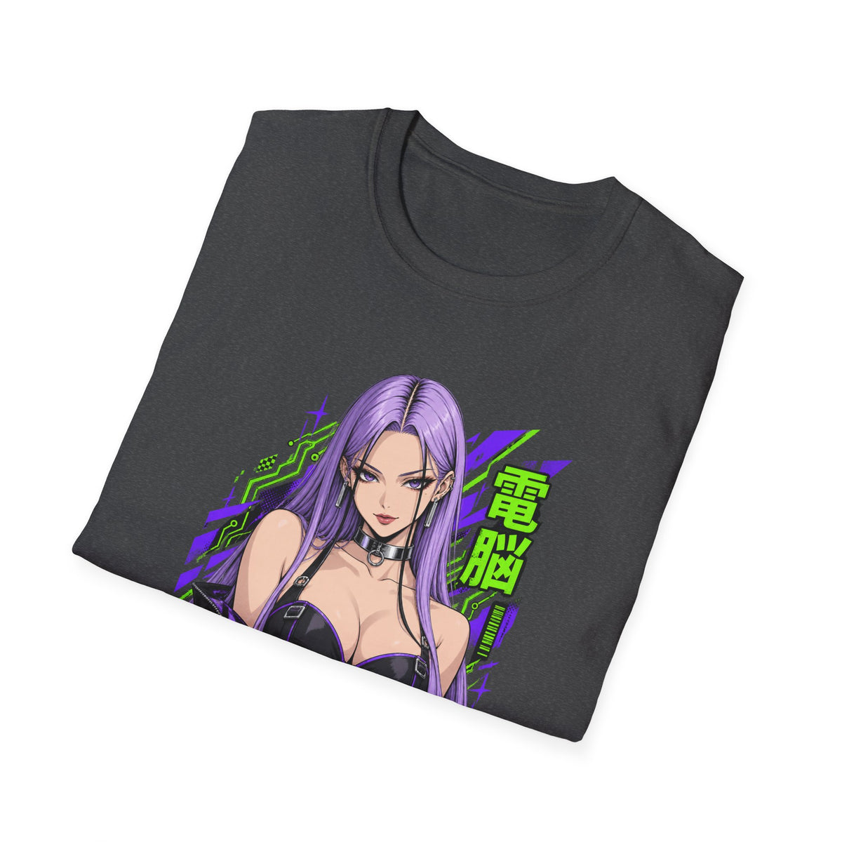 Violet | Anime Cyber Sexy Pin Up Girl T-Shirt