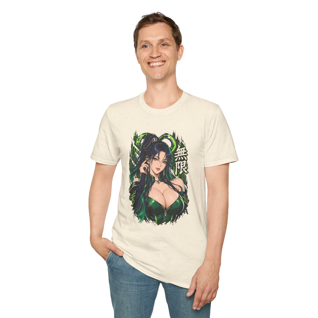 Infinity | Sexy Anime Ninja Pin Up Woman Graphic T-Shirt