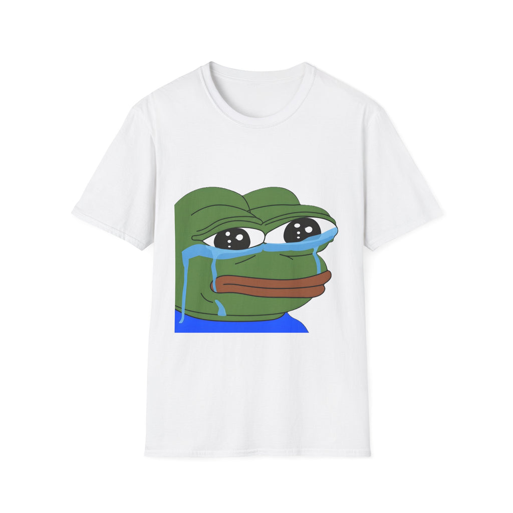 Pepe Crying Face T-Shirt — Meme Graphic Tee