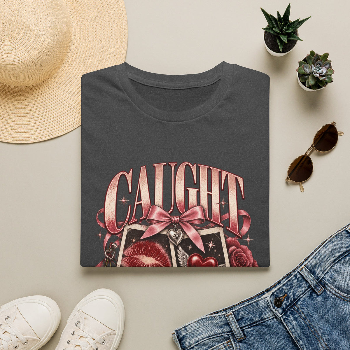 Caught In A Moment | Sugababes | Vintage Heart Polaroid Graphic Tee