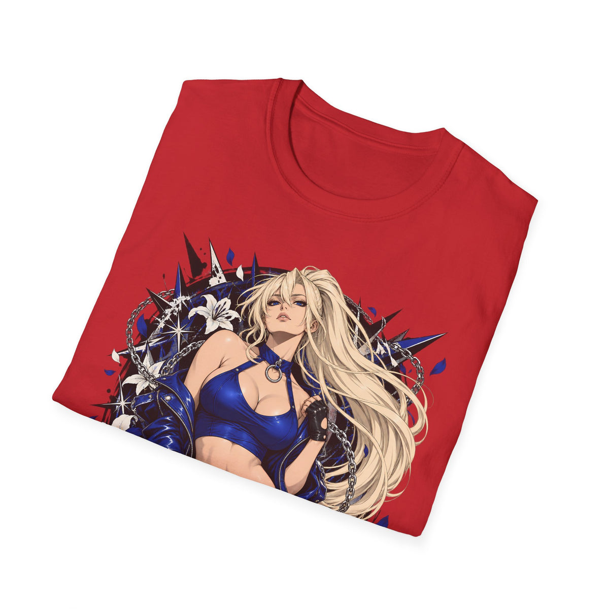 Electric Girl | Japanese Anime | Blonde Bombshell Pin Up Graphic Shirt