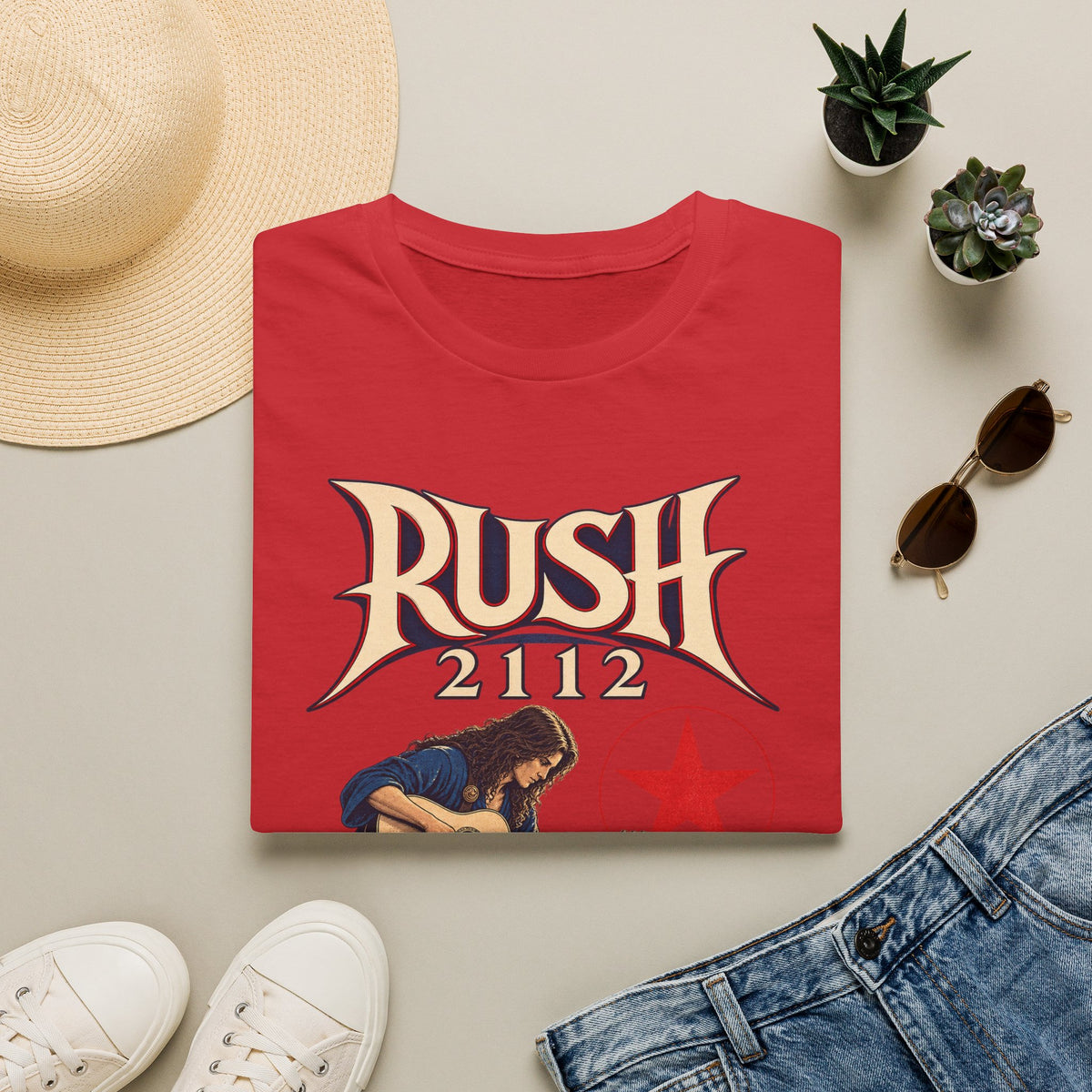 Rush | 2112 | Acoustic Guitar | Prog Band T-Shirt