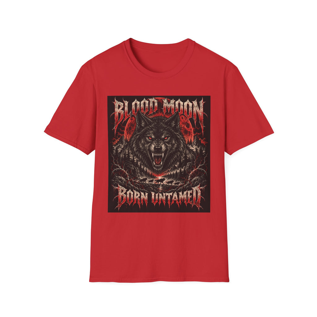 Blood Moon Wolf T-Shirt — Born Untamed Graphic Tee