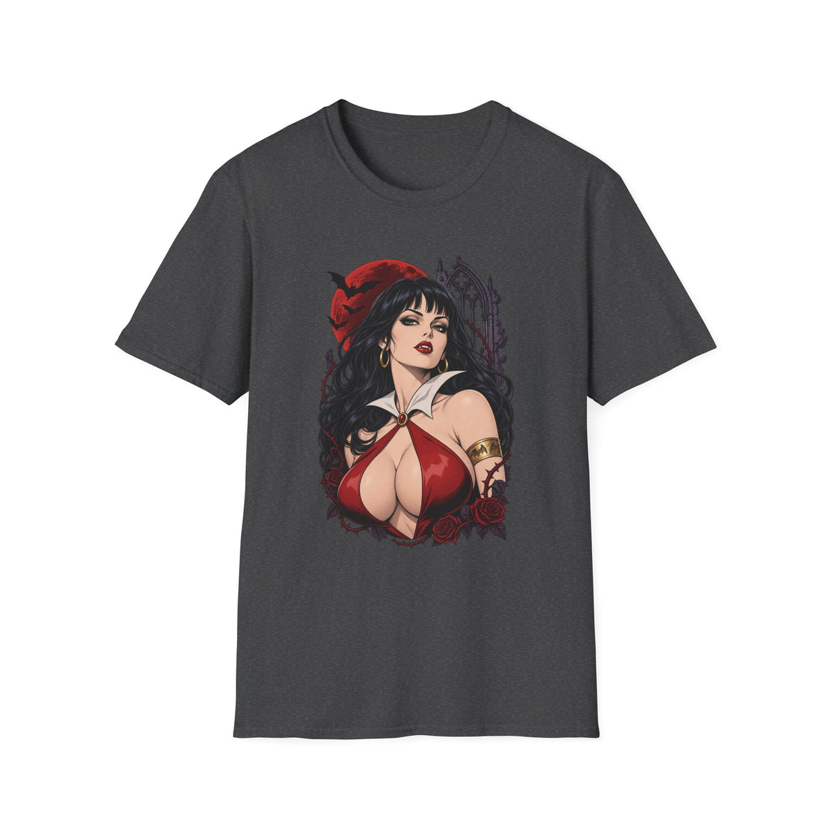 Vampirella | Sexy Halloween Vampire Pin Up Girl Sorceress Graphic T-Shirt