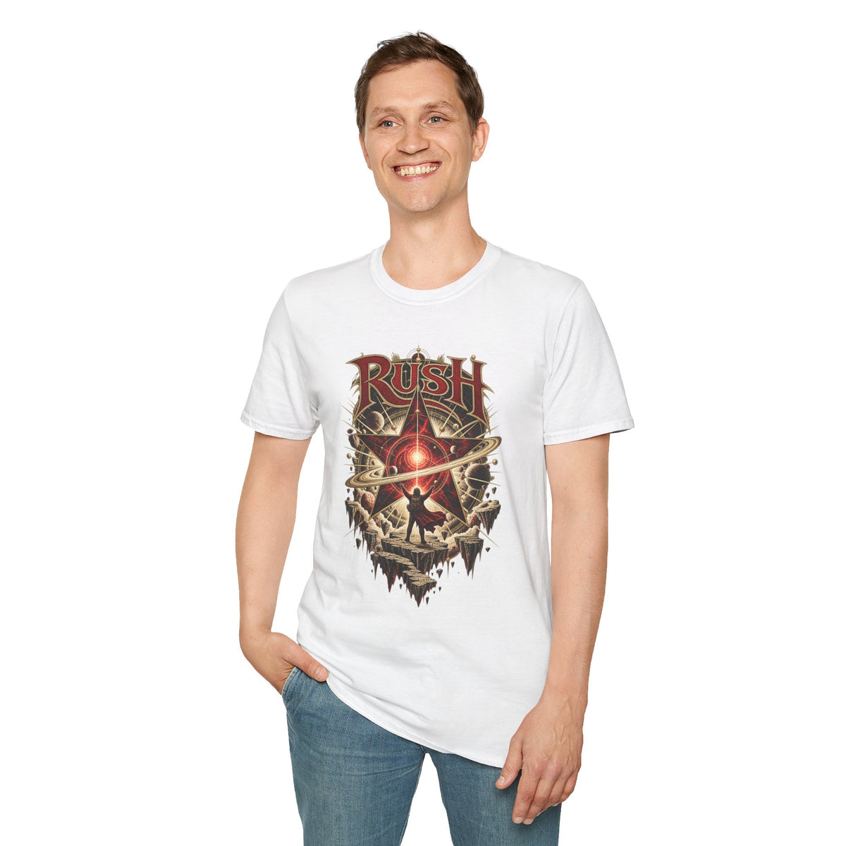 Rush | Legendary Prog Band Band T‑Shirt Cosmic Rebellion
