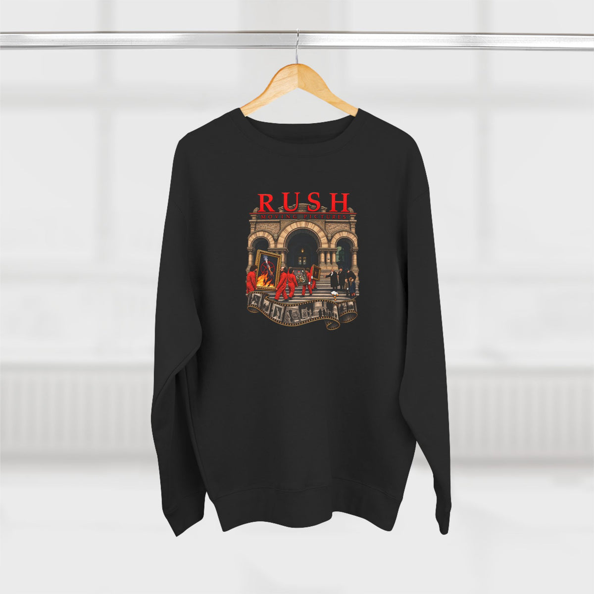 Rush | Moving Pictures | Band Album Art Crewneck Sweatshirt