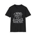 Reader Gift | Book Lover Gift | Librarian Gift | A Novel Approach to Avoiding People | Graphic Tee