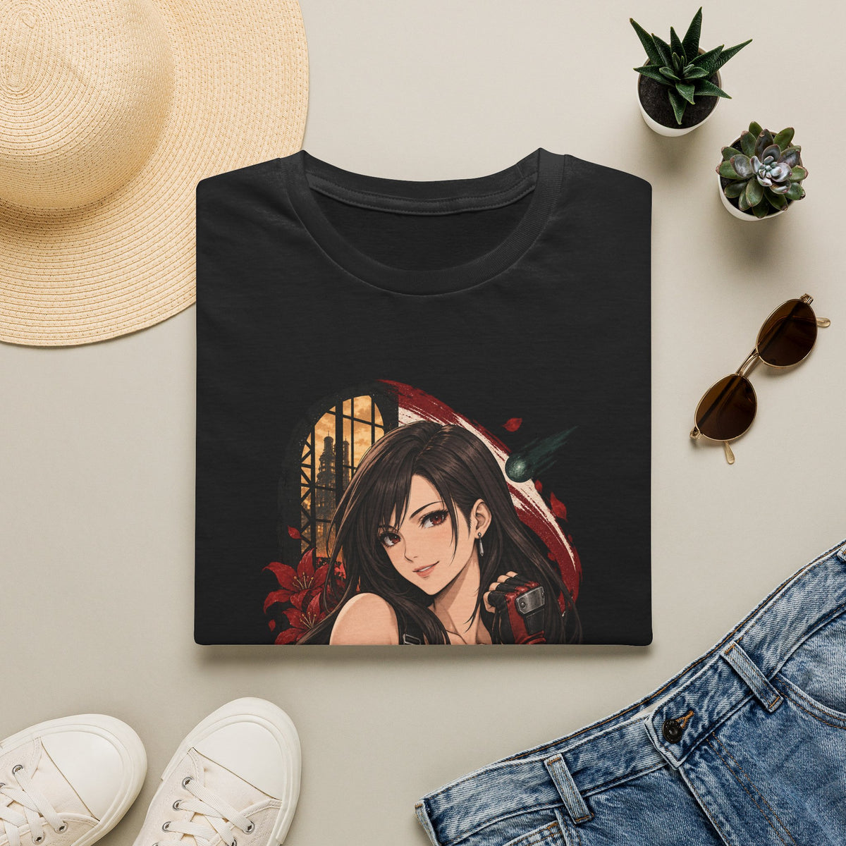 Tifa Lockhart | Final Fantasy VII Pin Up Style Anime Shirt