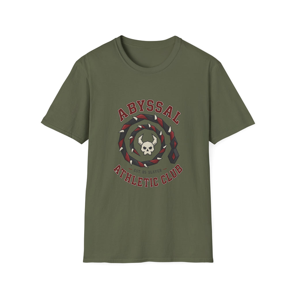 Abyssal Athletic Club T‑Shirt Runescape/OSRS Inspired Abyssal Whip