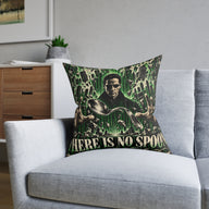 There Is No Spoon Sci Fi Cyberpunk Cushion | Decorative Sofa Pillow