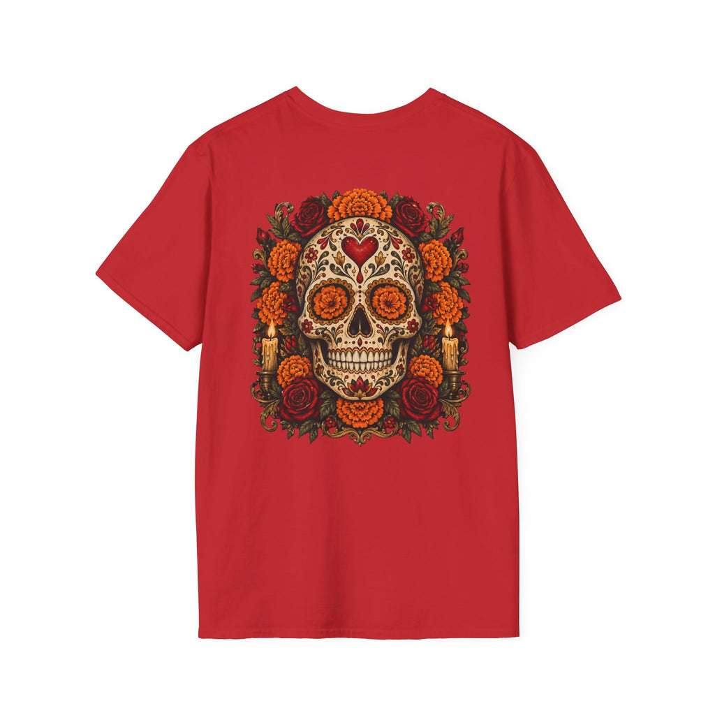 Sugar Skull | Day of the Dead | Floral Skull Graphic Tee