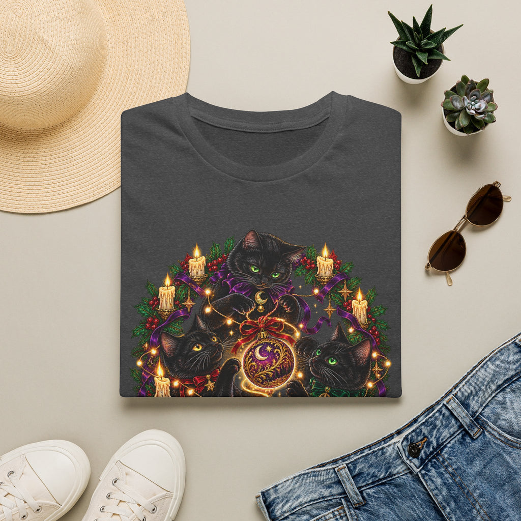Festive Mischief | Cat Lover Christmas Holiday T-Shirt
