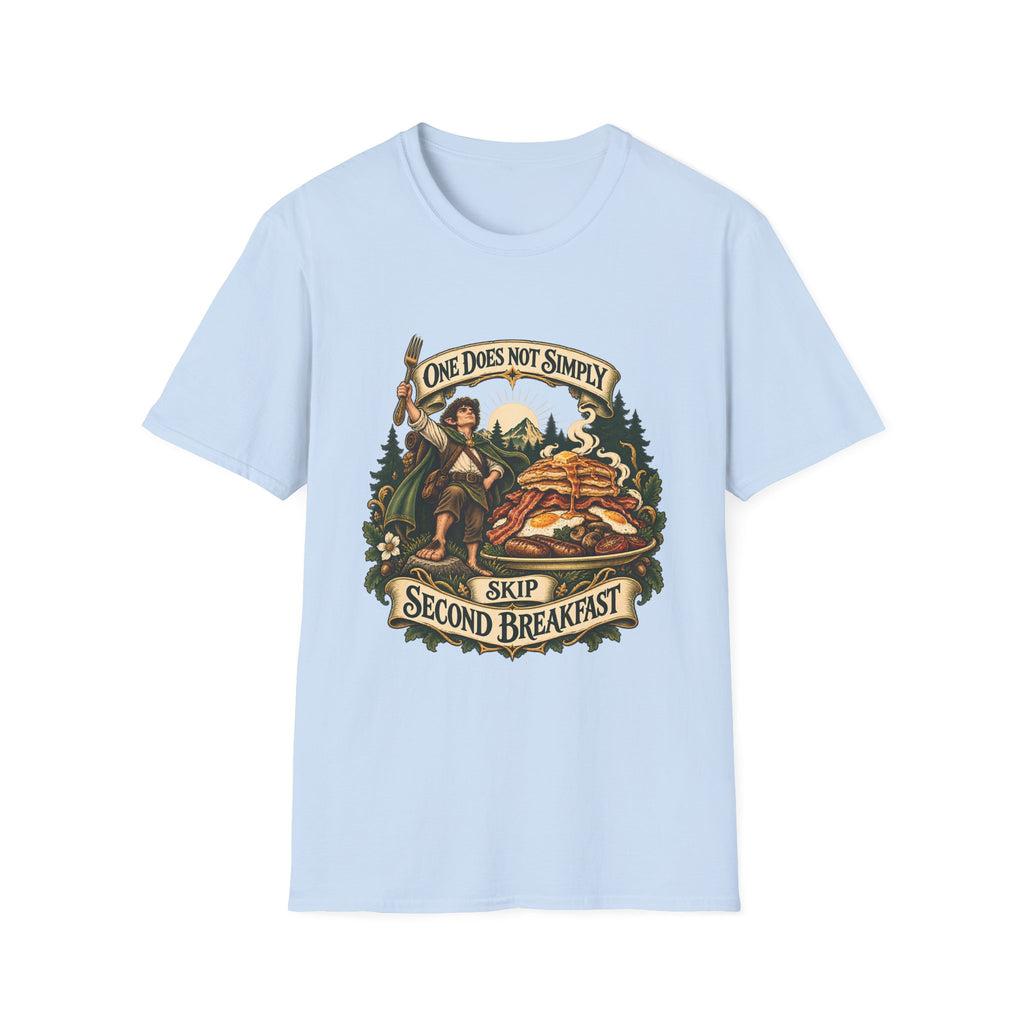 One Does Not Simply Skip Second Breakfast | Funny Hobbit Breakfast Graphic