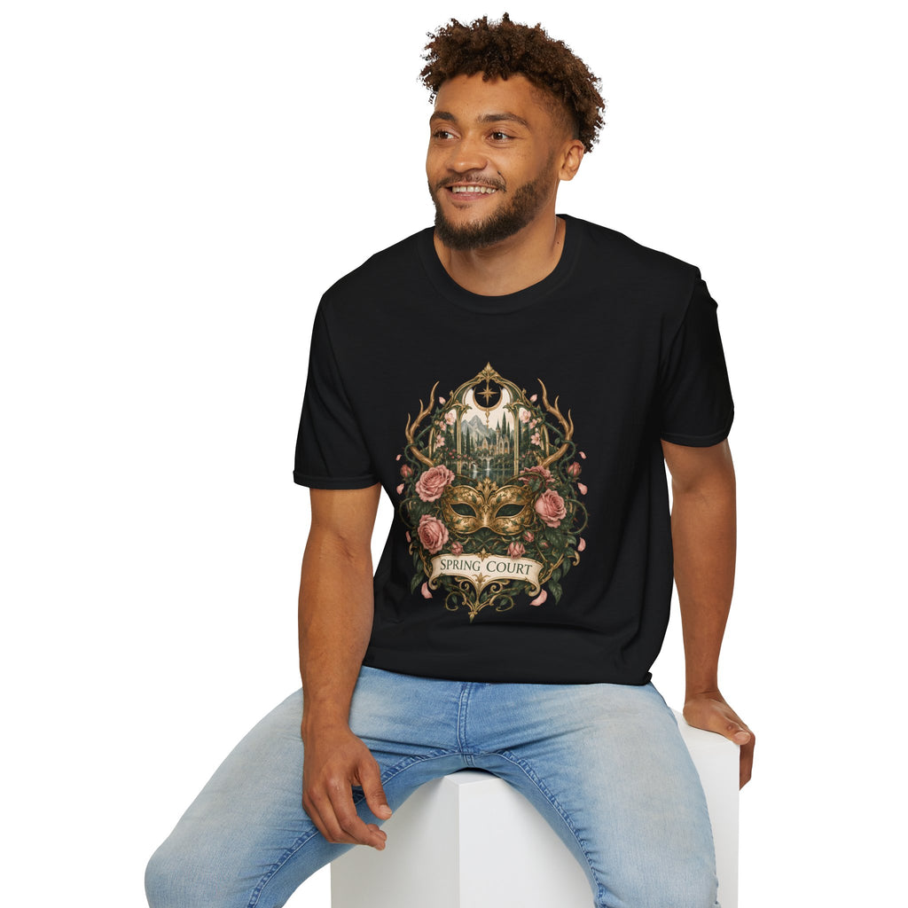 Spring Court | ACOTAR Book Floral Masquerade T-Shirt
