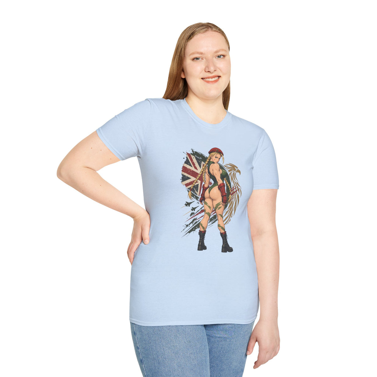 Cammy Street Fighter | Sexy Cammy Pin Up Girl Graphic T Shirt