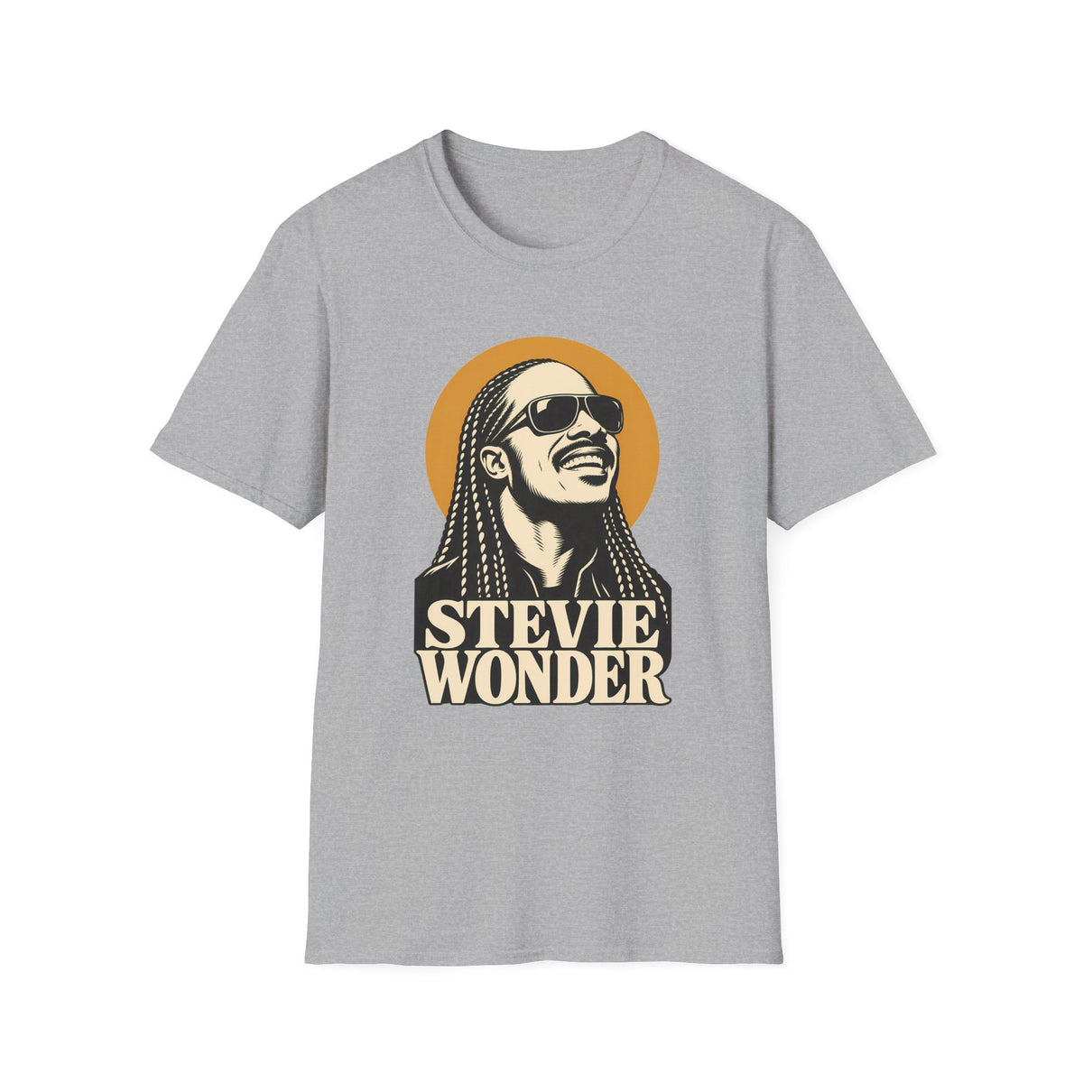 Stevie Wonder Graphic T-Shirt - Retro Soul Music Tee