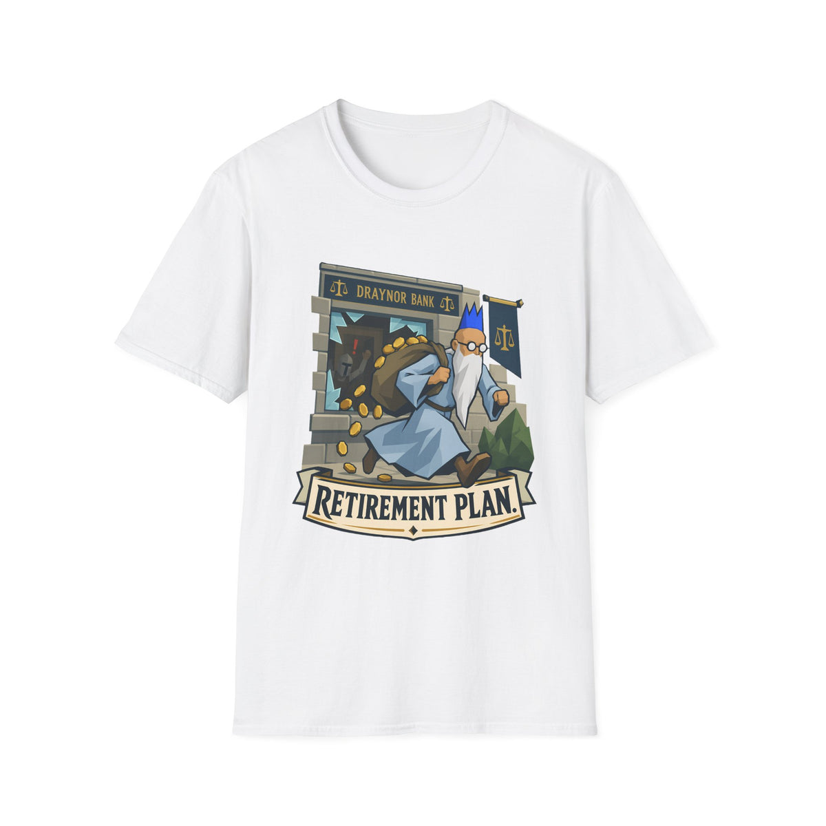 Retirement Plan Wise Old Man OSRS / Runescape T-Shirt
