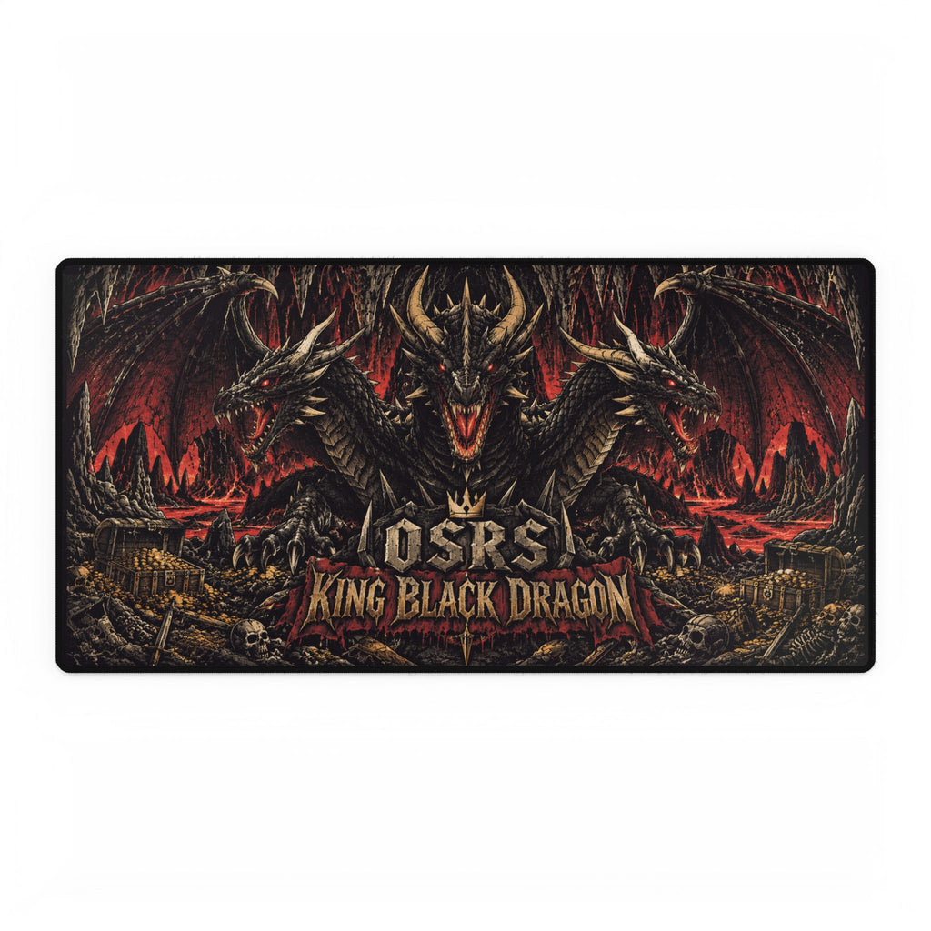 King Black Dragon | OSRS Inspired Dragon Battle XXL Mouse Pad