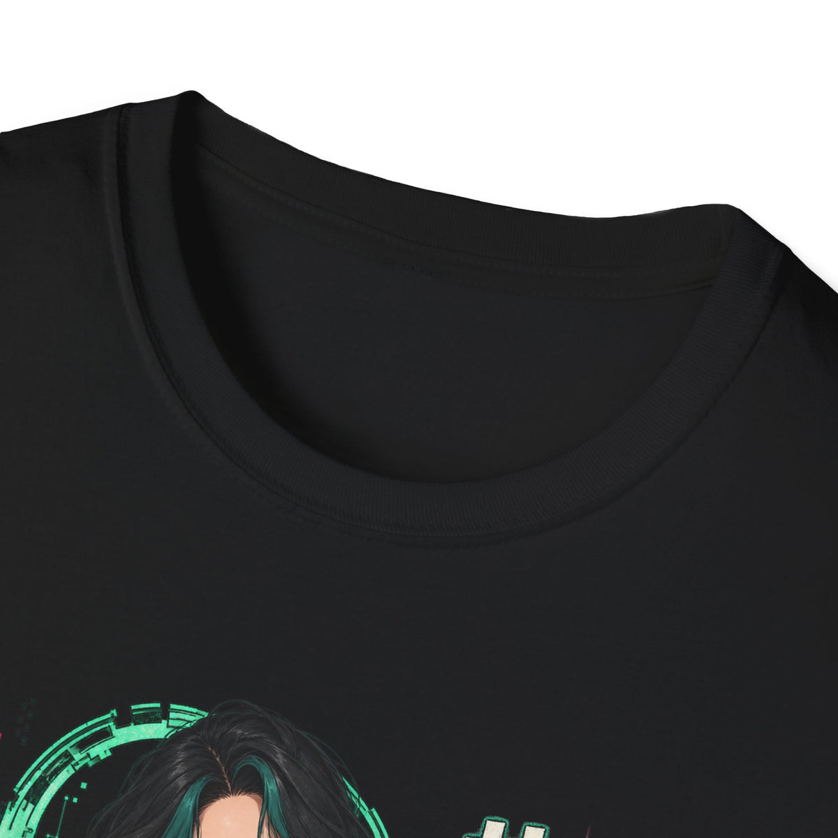 Jade | Sexy Anime Pin Up Girl | Waifu Graphic T‑Shirt