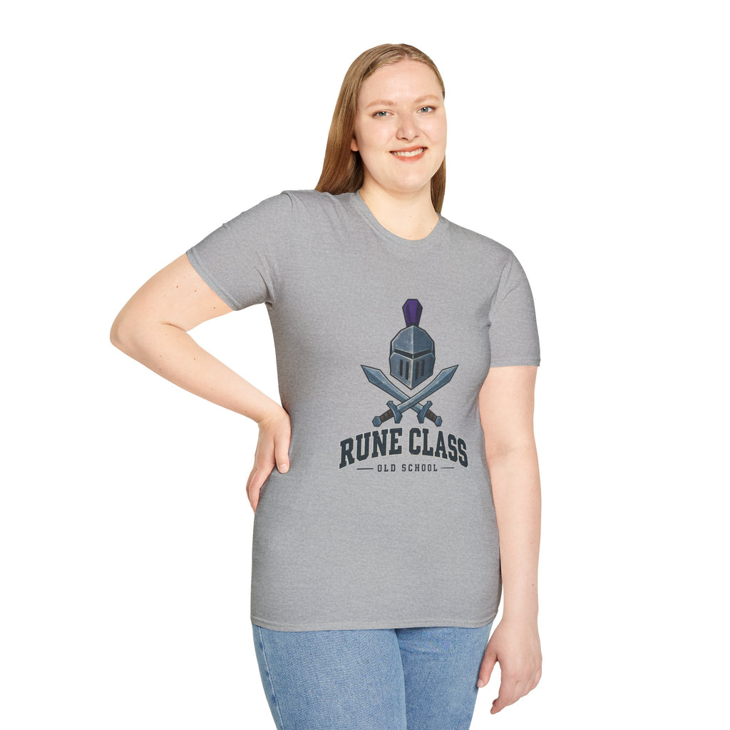 "Rune Class" OSRS / Runescape Inspired T-Shirt – Medieval Knight Helmet